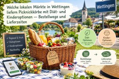 Welche lokalen märkte in wettingen liefern picknickkörbe mit diät‑ und kinderoptionen — bestellwege und lieferzeiten